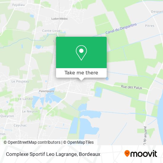 Complexe Sportif Leo Lagrange map