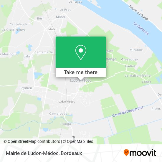 Mairie de Ludon-Médoc map