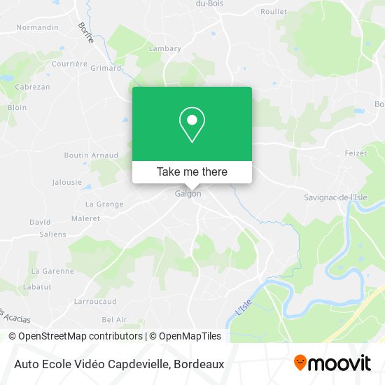 Mapa Auto Ecole Vidéo Capdevielle