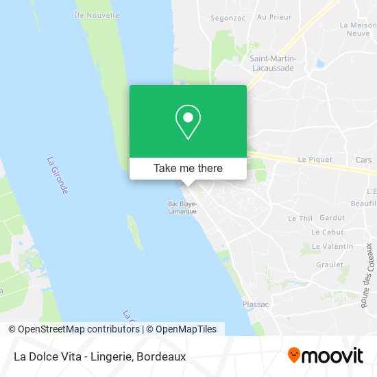 La Dolce Vita - Lingerie map