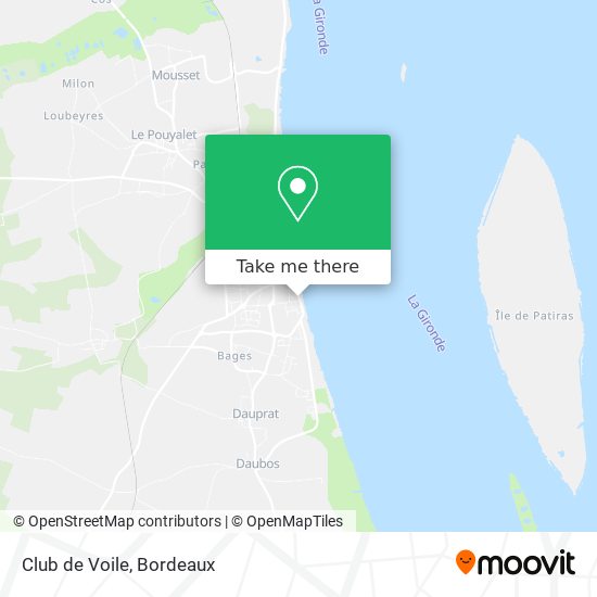 Club de Voile map