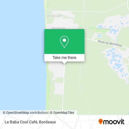 Le Baba Cool Café map