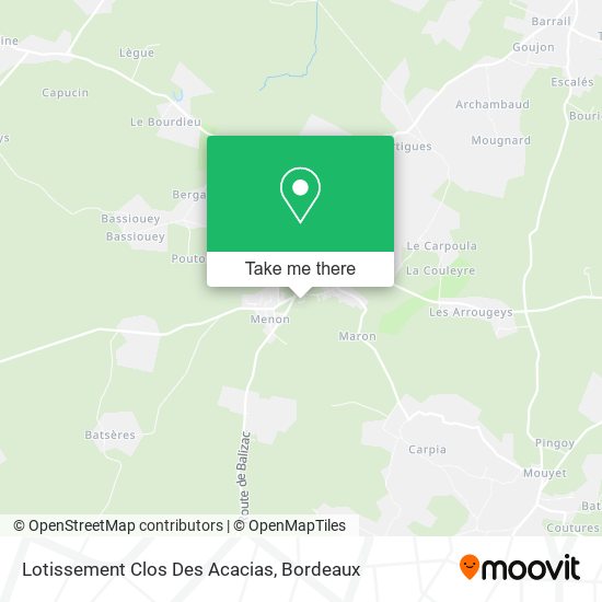 Lotissement Clos Des Acacias map
