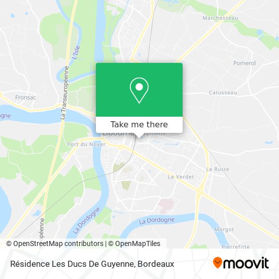 Résidence Les Ducs De Guyenne map