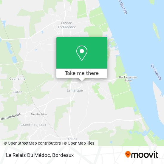 Le Relais Du Médoc map