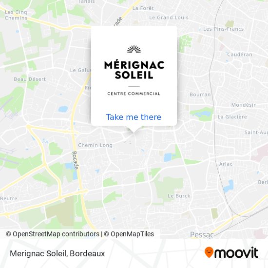 Merignac Soleil map