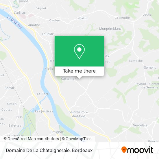 Mapa Domaine De La Châtaigneraie