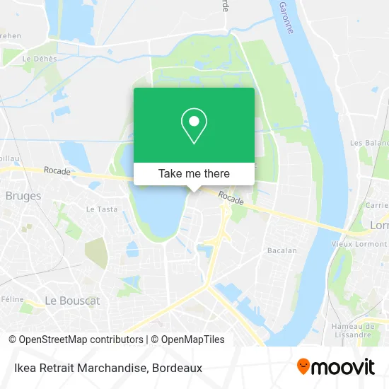 Ikea Retrait Marchandise map