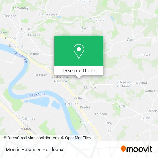 Moulin Pasquier map