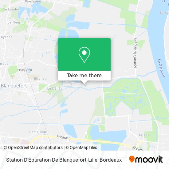 Station D'Épuration De Blanquefort-Lille map