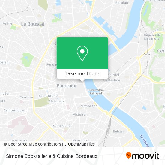 Simone Cocktailerie & Cuisine map
