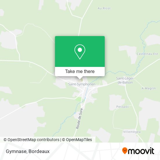 Gymnase map