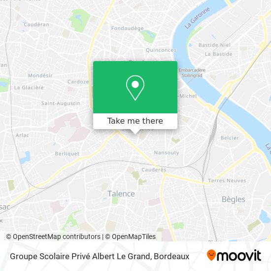 Mapa Groupe Scolaire Privé Albert Le Grand