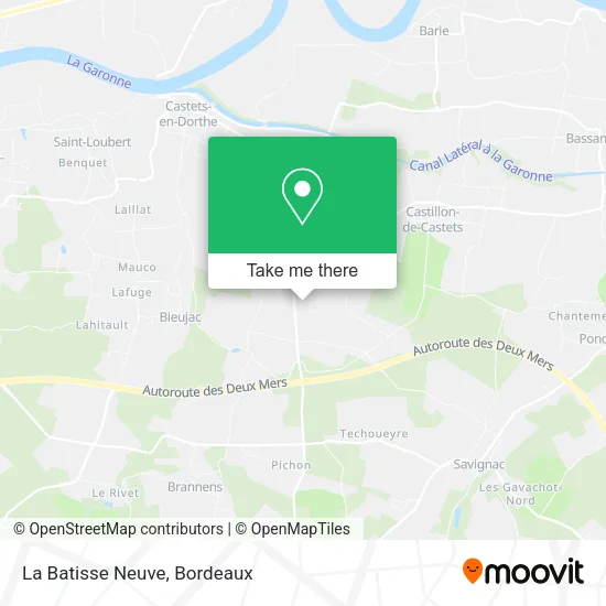 La Batisse Neuve map