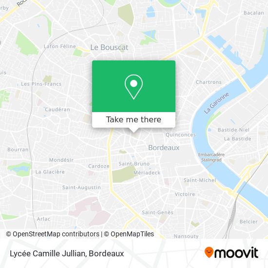 Lycée Camille Jullian map
