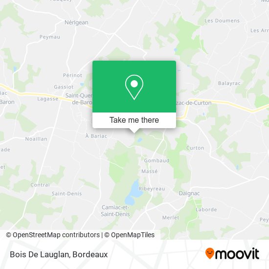 Mapa Bois De Lauglan