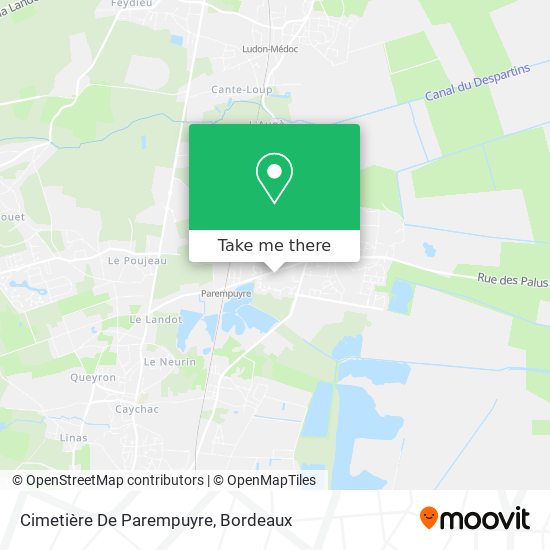 Cimetière De Parempuyre map