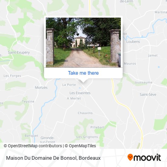Maison Du Domaine De Bonsol map