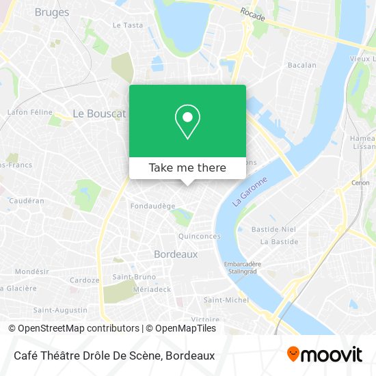 Café Théâtre Drôle De Scène map
