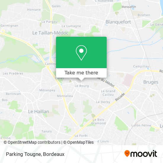 Parking Tougne map