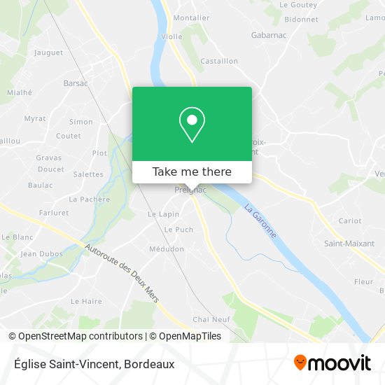 Église Saint-Vincent map