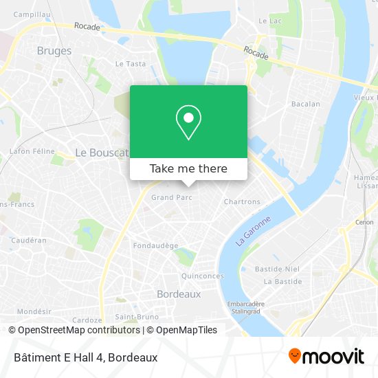 Bâtiment E Hall 4 map