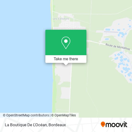 La Boutique De L'Océan map
