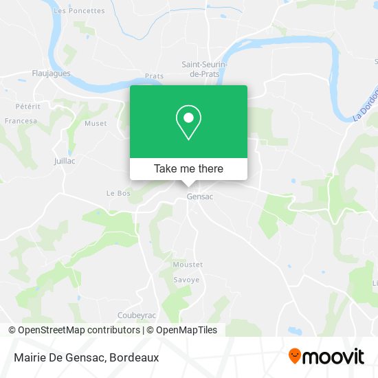 Mairie De Gensac map