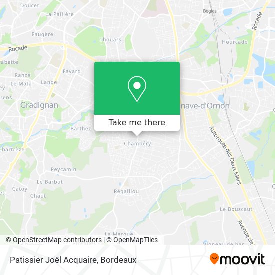 Patissier Joël Acquaire map