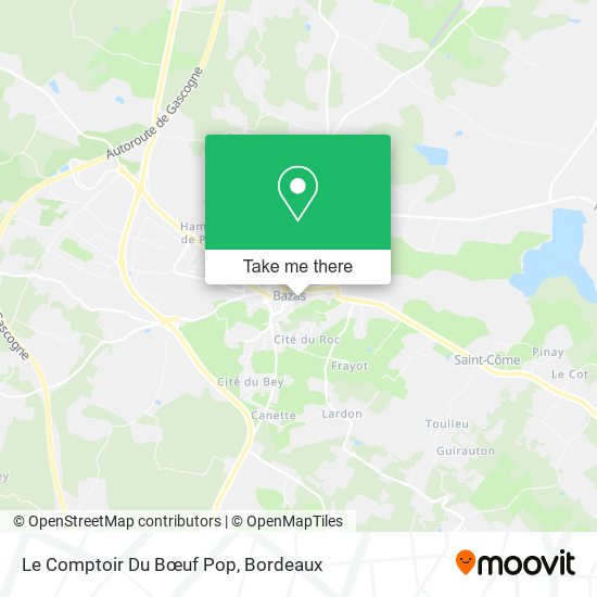 Mapa Le Comptoir Du Bœuf Pop