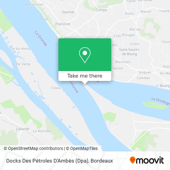 Docks Des Pétroles D’Ambès (Dpa) map