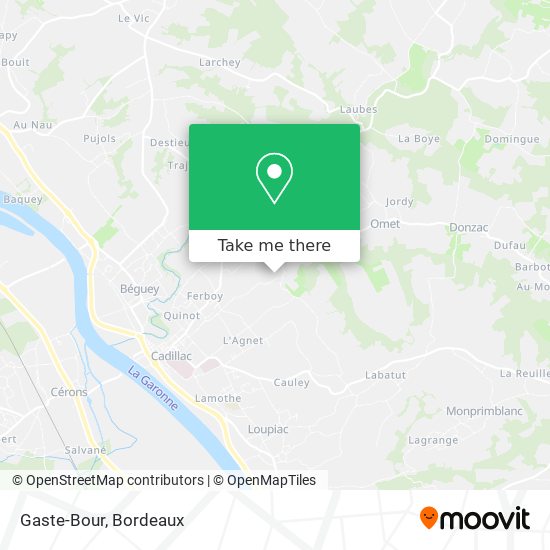 Gaste-Bour map