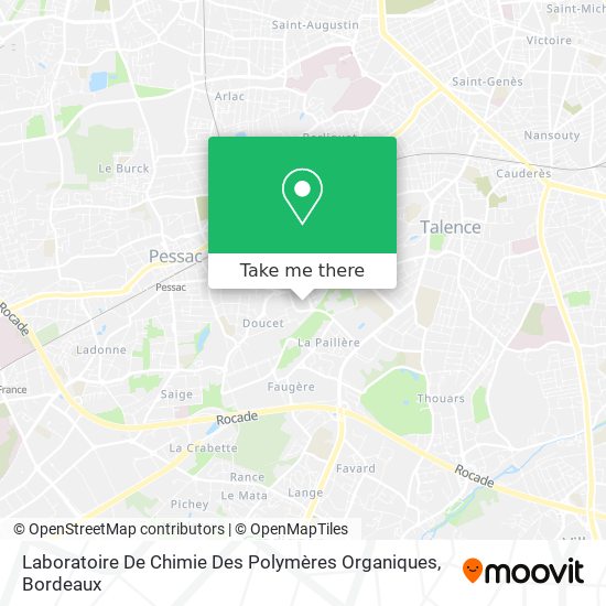 Laboratoire De Chimie Des Polymères Organiques map