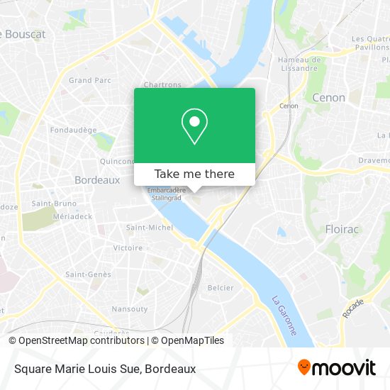 Square Marie Louis Sue map