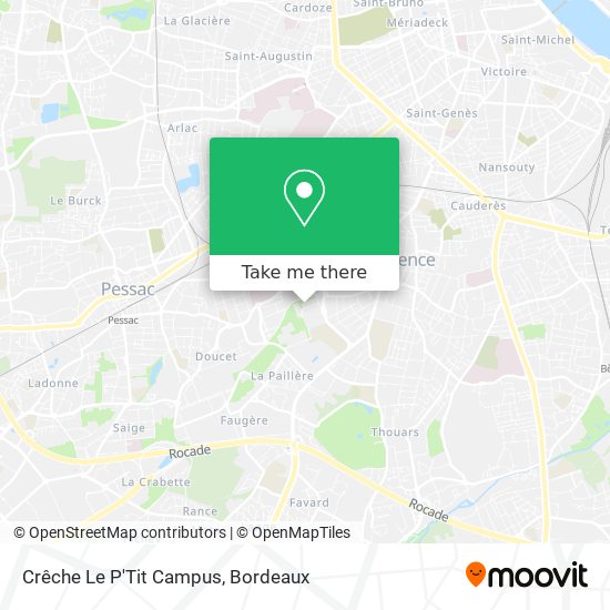 Crêche Le P'Tit Campus map