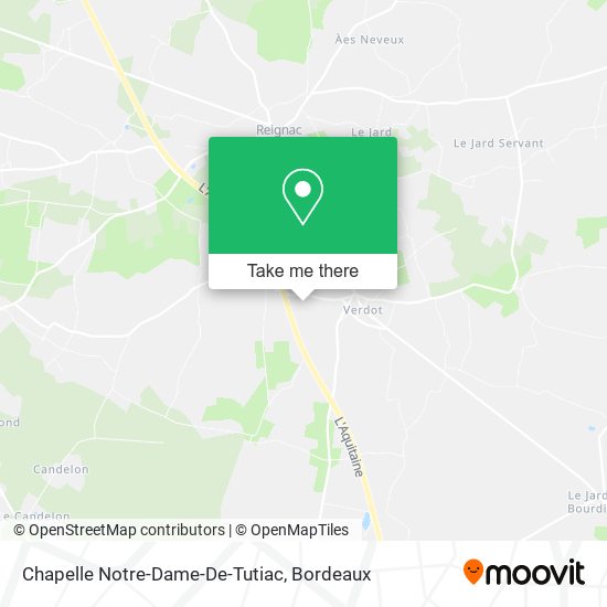 Chapelle Notre-Dame-De-Tutiac map