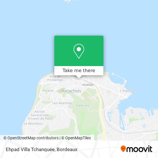 Ehpad Villa Tchanquée map
