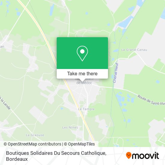 Boutiques Solidaires Du Secours Catholique map