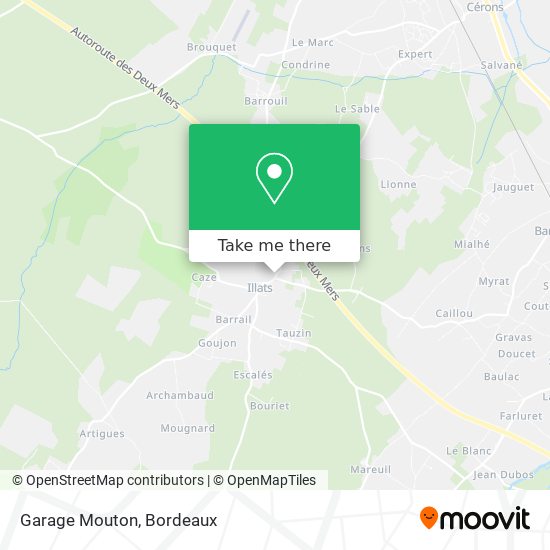 Garage Mouton map
