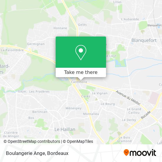 Boulangerie Ange map