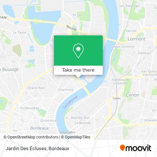 Jardin Des Écluses map