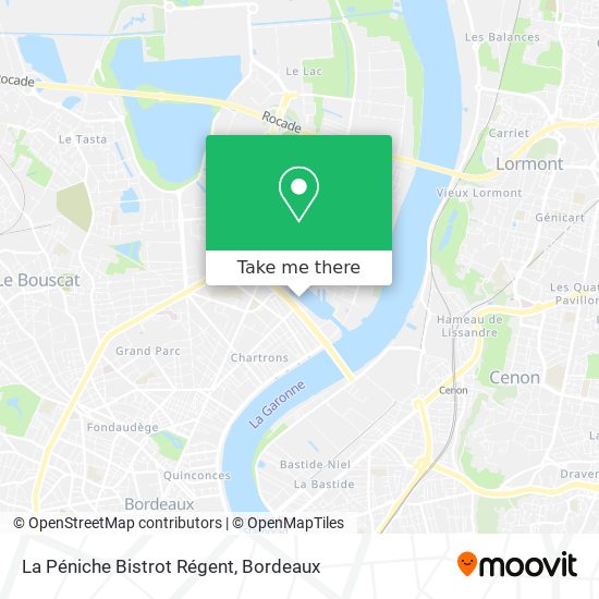 La Péniche Bistrot Régent map