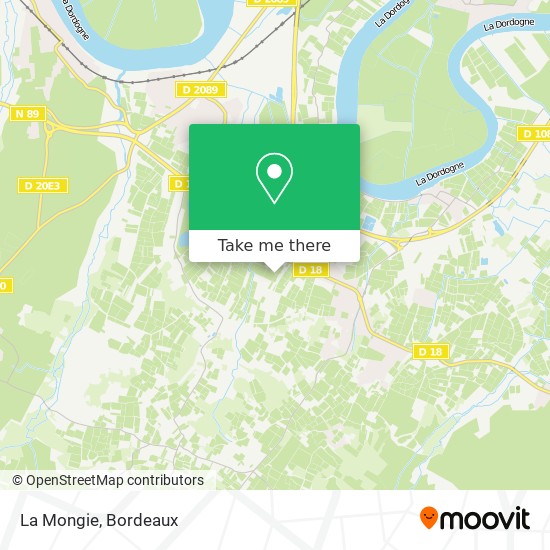 La Mongie map