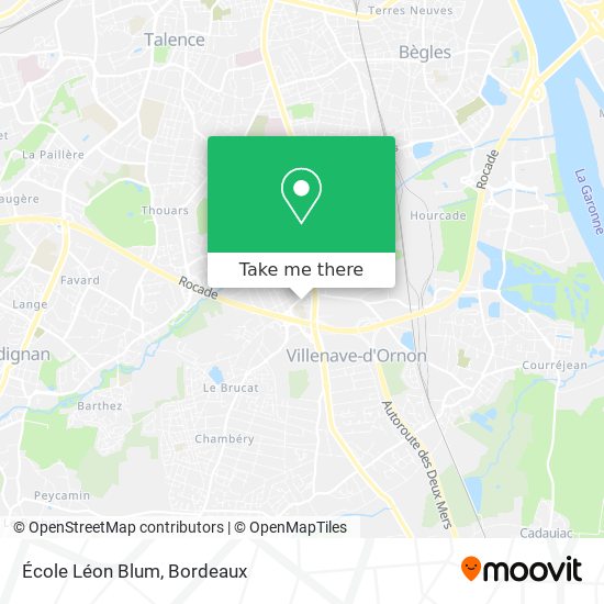 École Léon Blum map