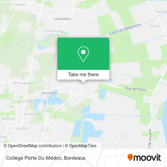 Collège Porte Du Médoc map