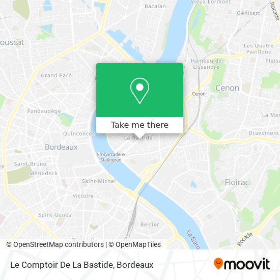 Le Comptoir De La Bastide map