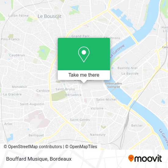 Bouffard Musique map