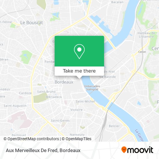 Aux Merveilleux De Fred map
