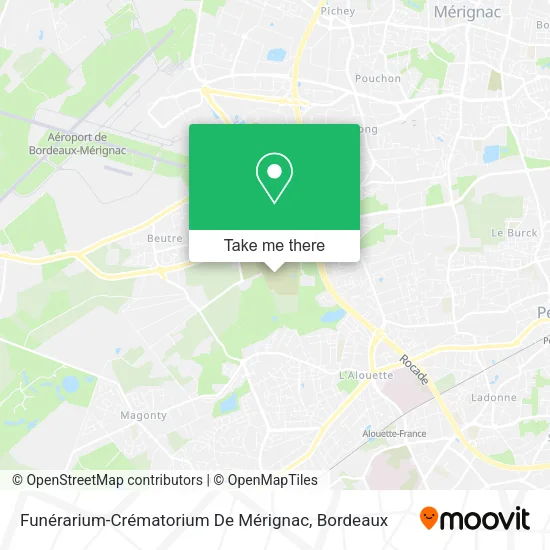 Funérarium-Crématorium De Mérignac map
