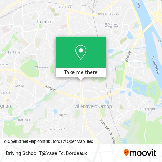 Driving School T@Ysse Fc map